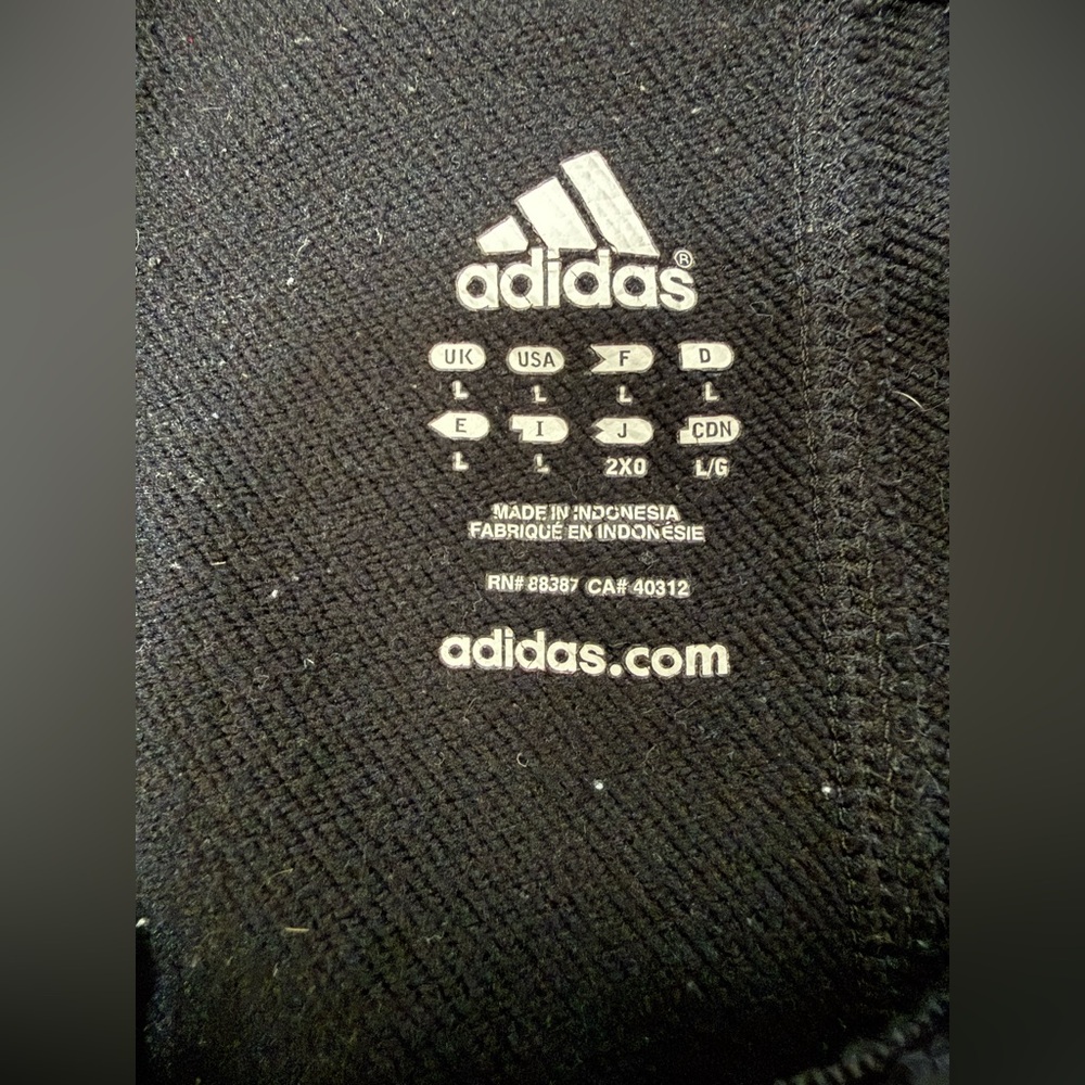 adidas Black Athletic Joggers B9 - Picture 4 of 4